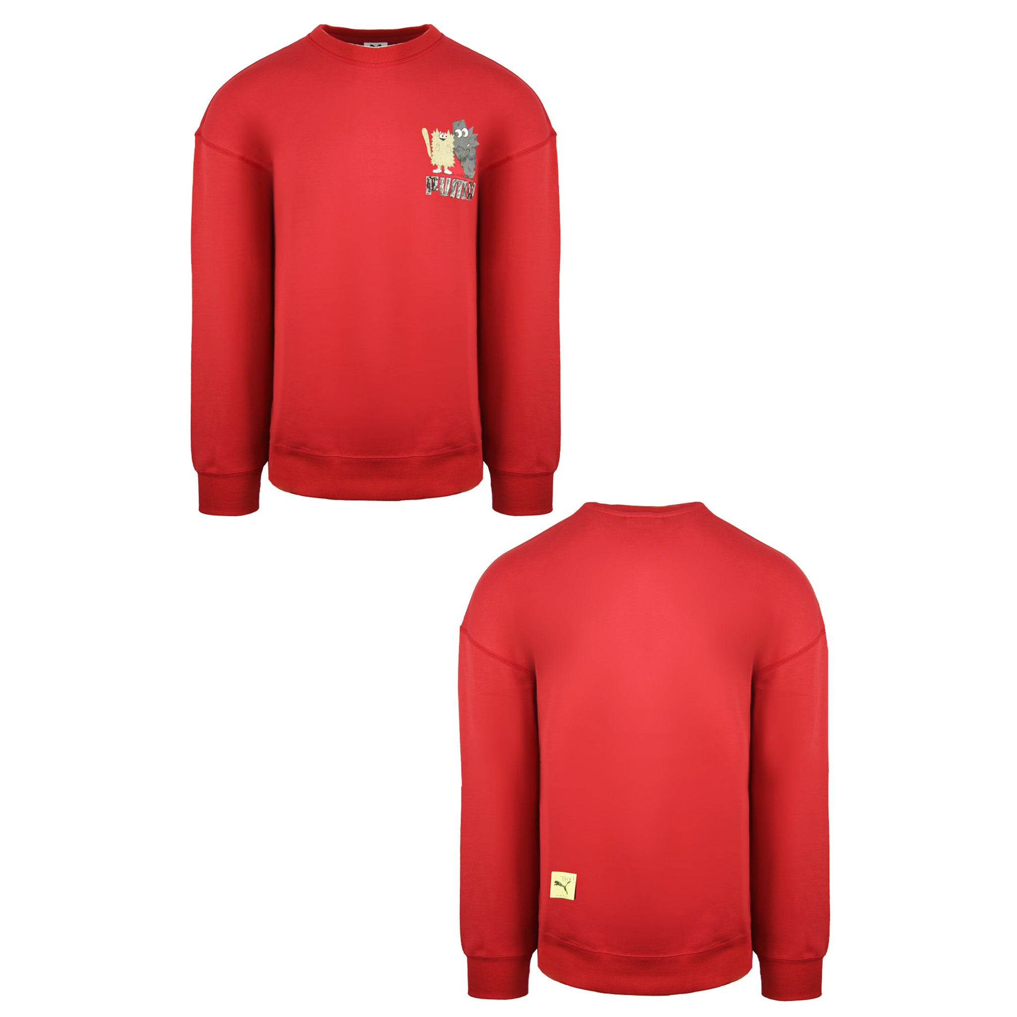 Puma x Michael Lau Mens Red Graphic Sweatshirt