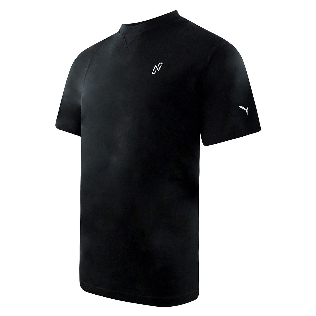 Puma x Neymar Jr Short Sleeve Crew Neck Black Mens T-Shirt 534504 01