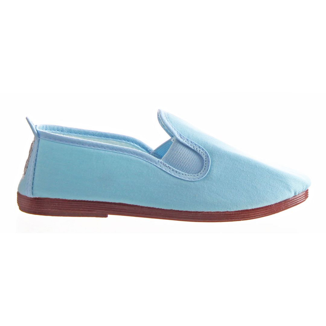 Flossy Celeste Kids Blue Plimsolls