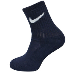 Nike Youth Unisex Socks Long Logo Shoe Liner Navy 564199 451