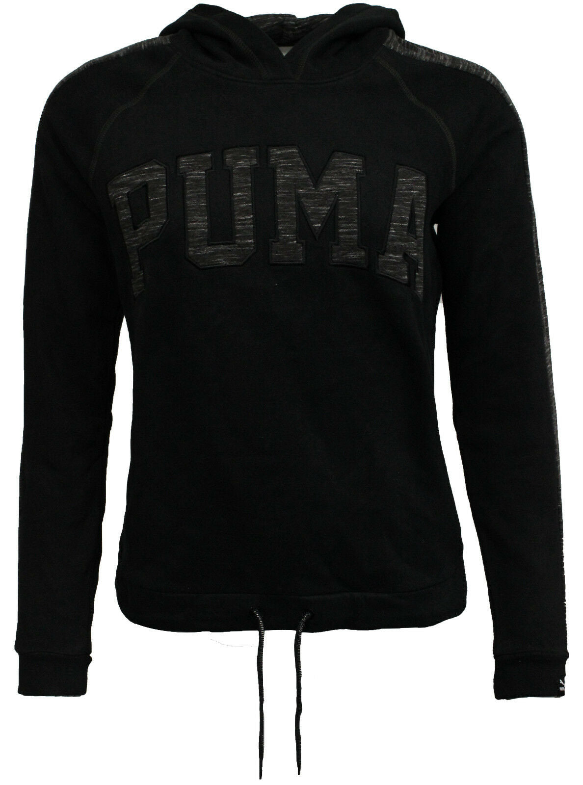 Puma Womens Varsity Hoodie Hoody Gym Training Track Jumper Black 570203 01 P3B