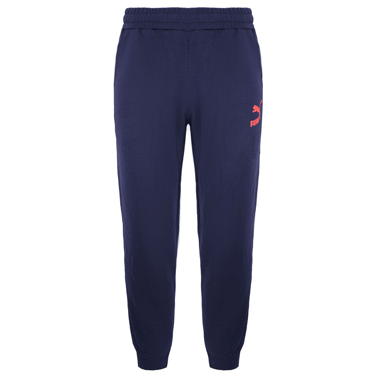 Puma Archive Logo Fleece Sweatpants Navy Mens Joggers Bottoms 571522 08