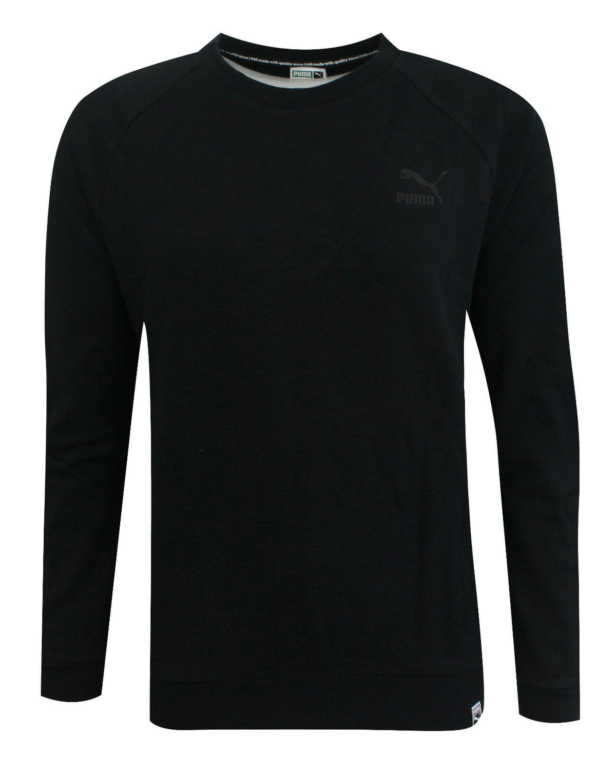 Puma Archive Logo Womens Black Top