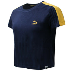 Puma Classics Structured Womens Navy T-Shirt