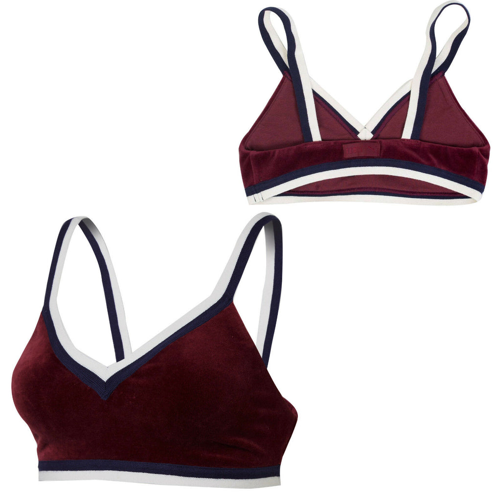 x Rihanna Fenty Velour Crop Top