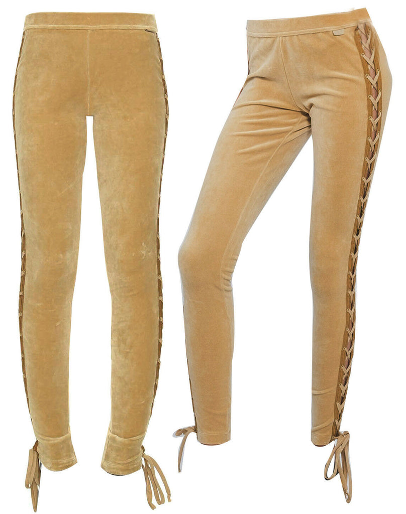 x Rihanna Fenty Laced Velour Leggings