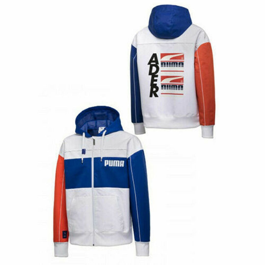 Puma x Ader Error Mens White Blue Windbreaker Jacket