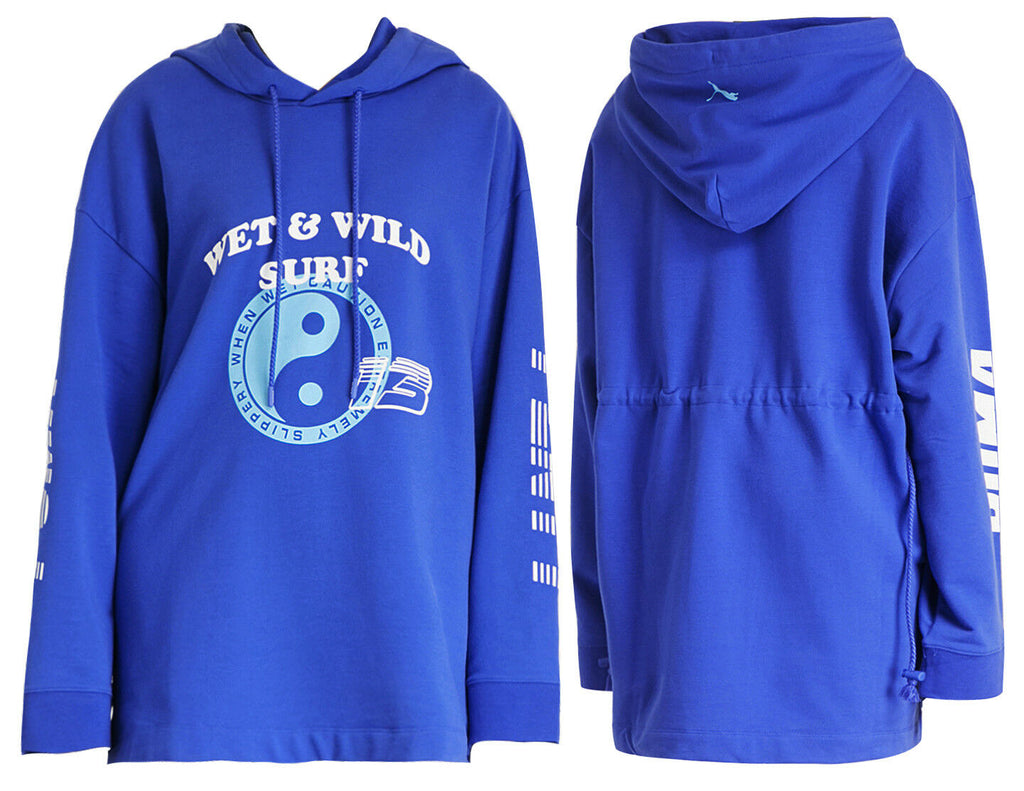 Puma x Rihanna Fenty Logo Womens Blue Hoodie