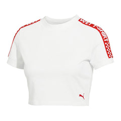Puma x Rihanna Fenty Plain Womens White Crop Top