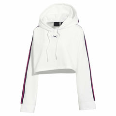 Puma x Rihanna Fenty Womens Hooded Long Sleeve Cropped Sweatshirt 577440 03