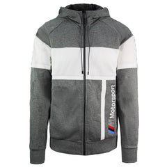 Puma BMW Motorsport Rebel Block Hooded Zip Up Grey Mens Sweatshirt 577788 03