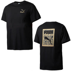 Puma Wild Pack Tee Mens Black T-Shirt