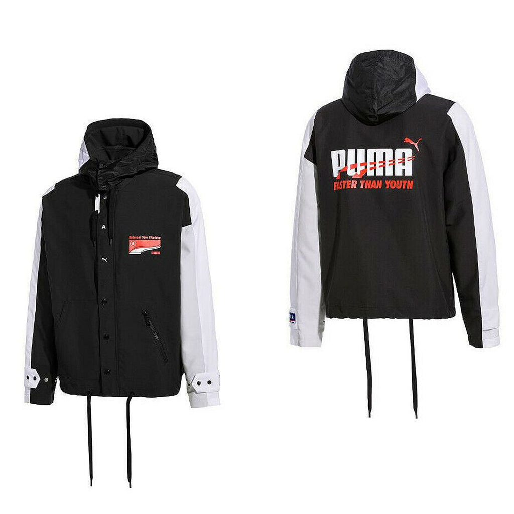 Puma x Ader Error Mens Black/White Windbreaker Jacket