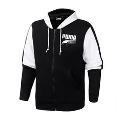 Puma Rebel Mens Black/White Track Jacket