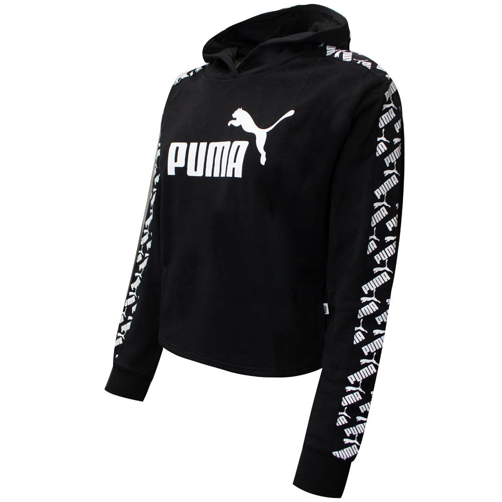 Puma Logo Womens Black Hoodie