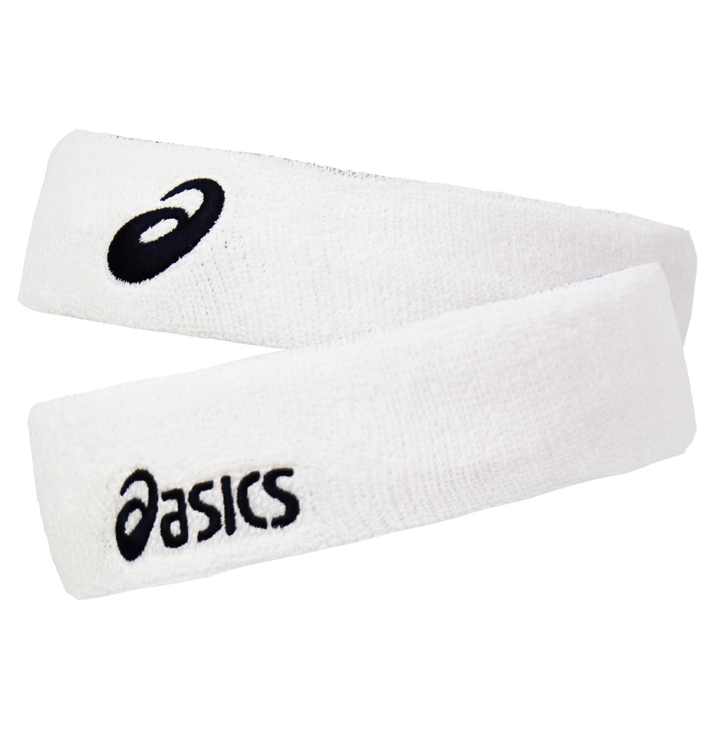 Asics Terry Cloth Mens White Sweatband