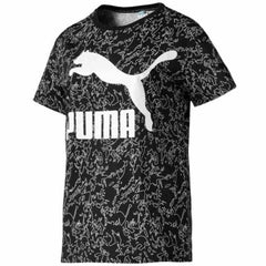 Puma AOP Womens Black/White T-Shirt