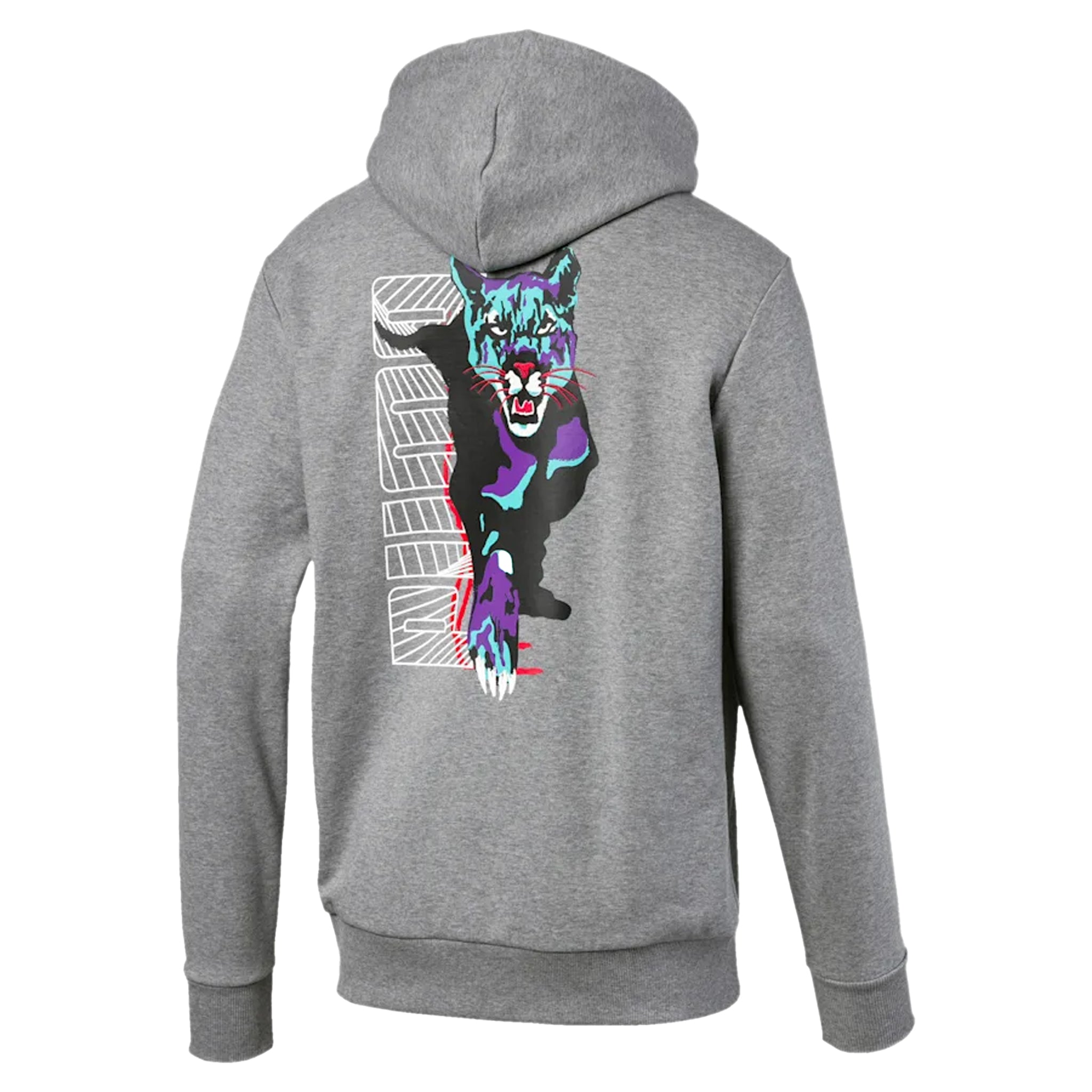 Puma Claw Pack Mens Grey Hoodie