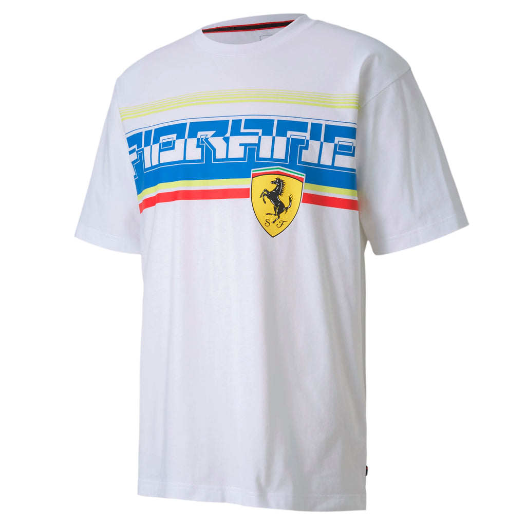 Puma Scuderia Ferrari Street Mens White T-Shirt