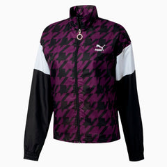 Puma AOP Womens Black/Purple Jacket