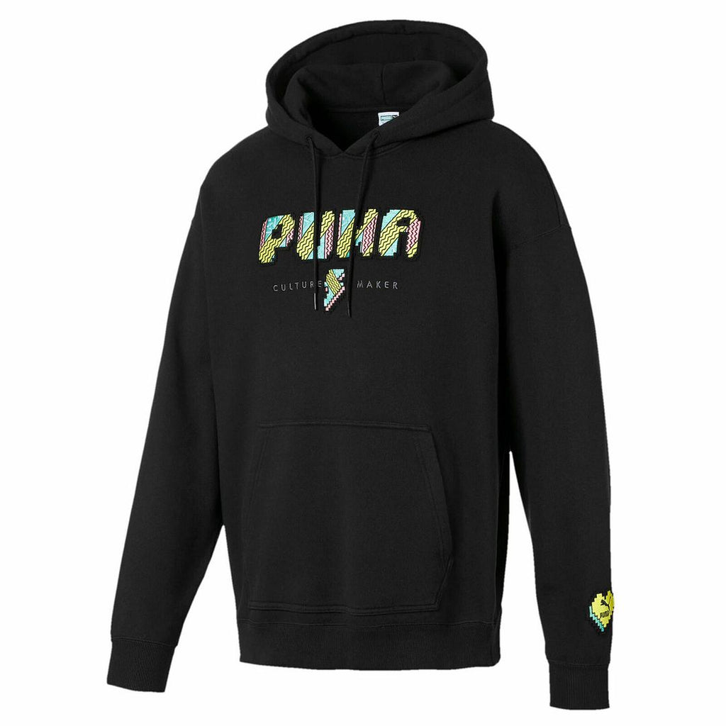 Puma Pop Style Mens Black Hoodie