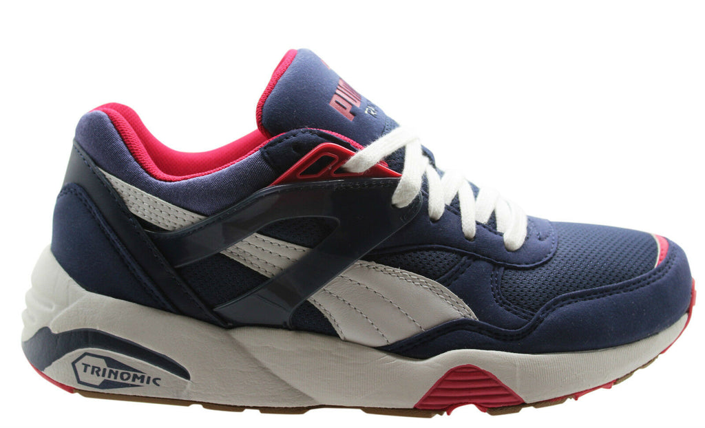 Puma R698 Basic Sport Womens Navy/White Trainers