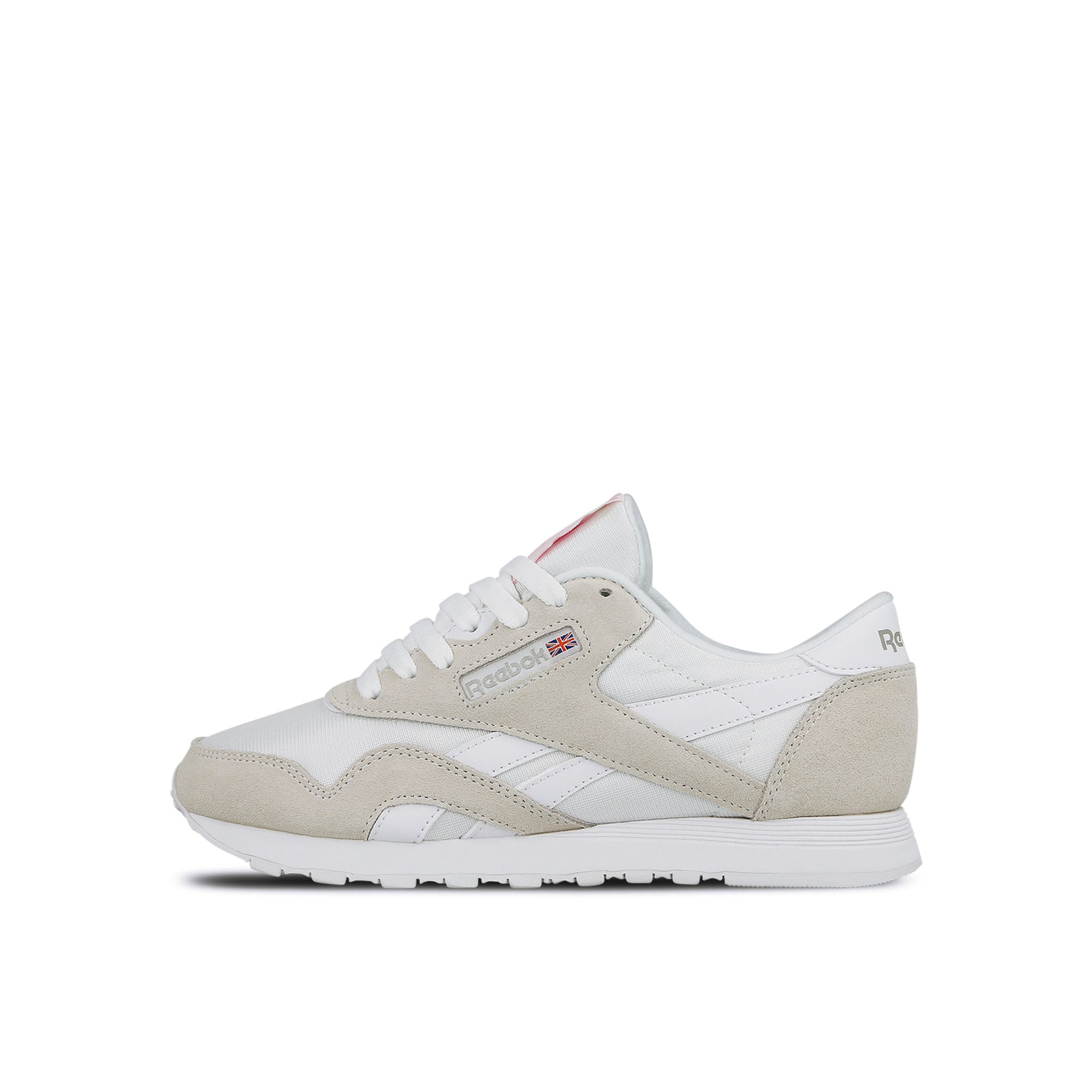 Reebok Classic Womens White Nylon Trainers