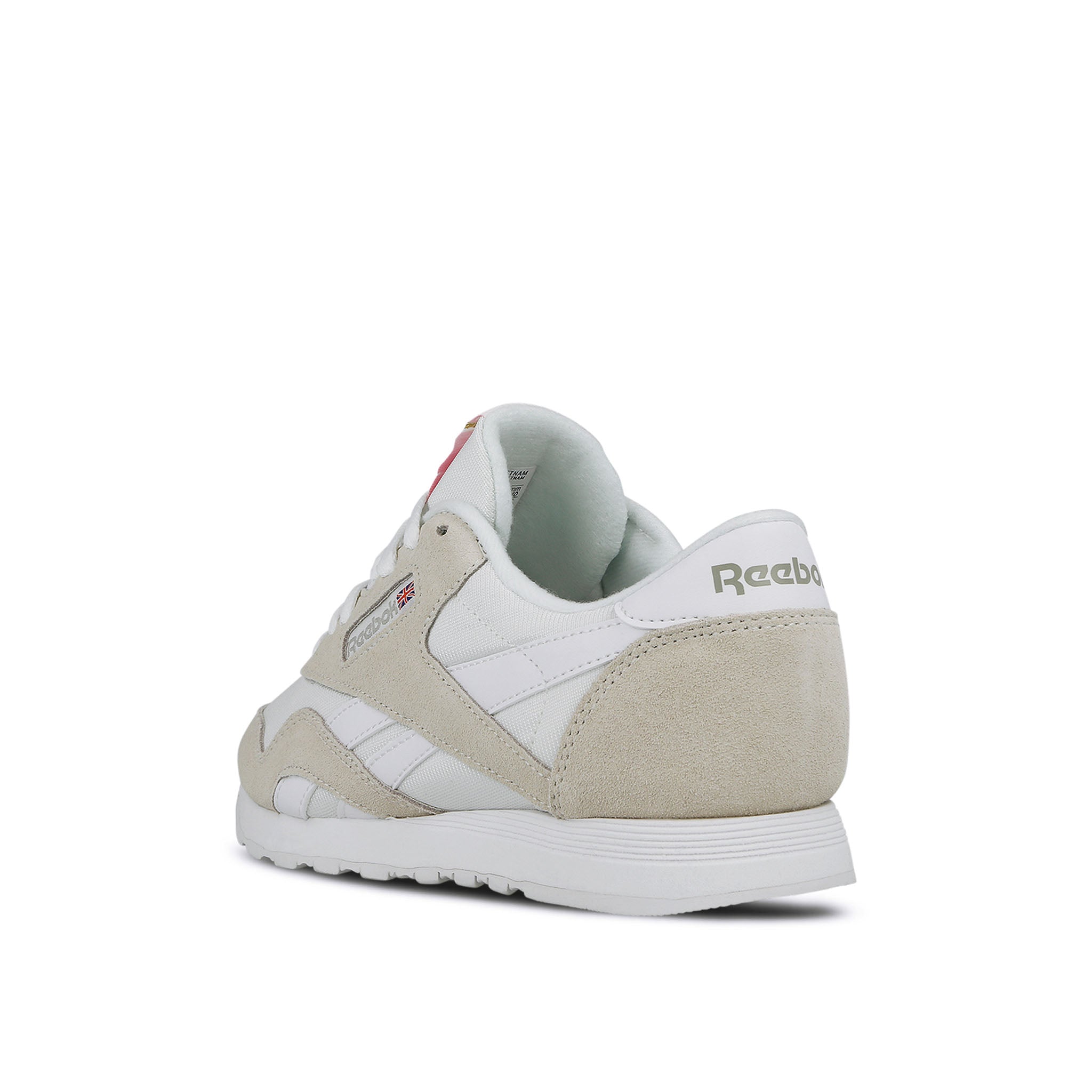 Reebok Classic Womens White Nylon Trainers