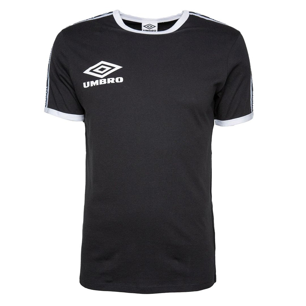 Umbro Mens Black Ringer T-Shirt