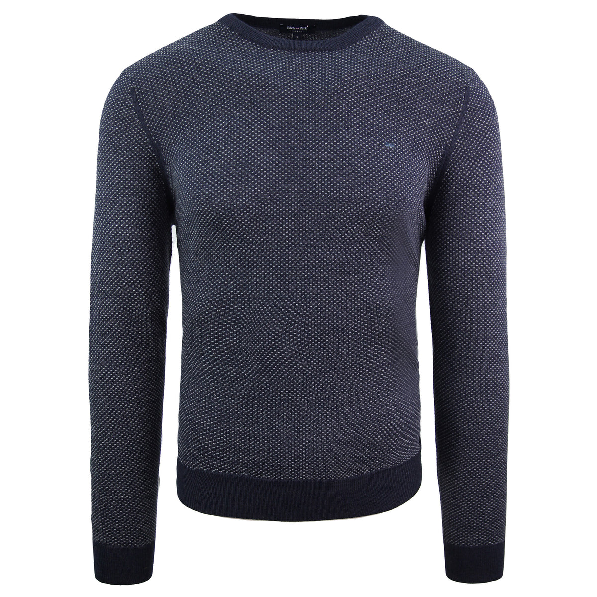 Eden Park Paris Printed Mens Navy Sweater