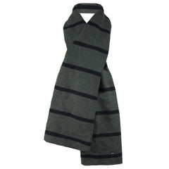 Eden Park Paris Striped Mens Grey/Navy Scarf