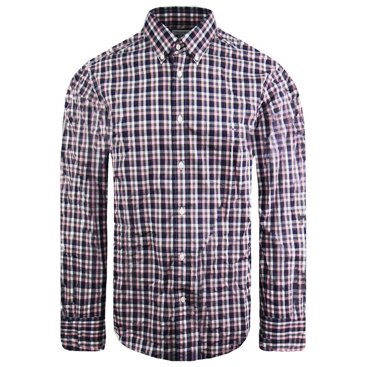 Eden Park Paris Regular Checkered Mens Oxford Shirt