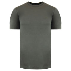 Armani Jeans Plain Mens Green T-Shirt