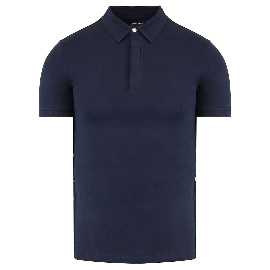 Emporio Armani Mens Navy Polo Shirt