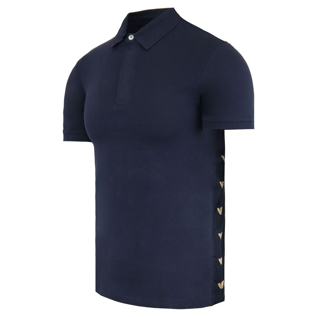 Emporio Armani Mens Navy Polo Shirt