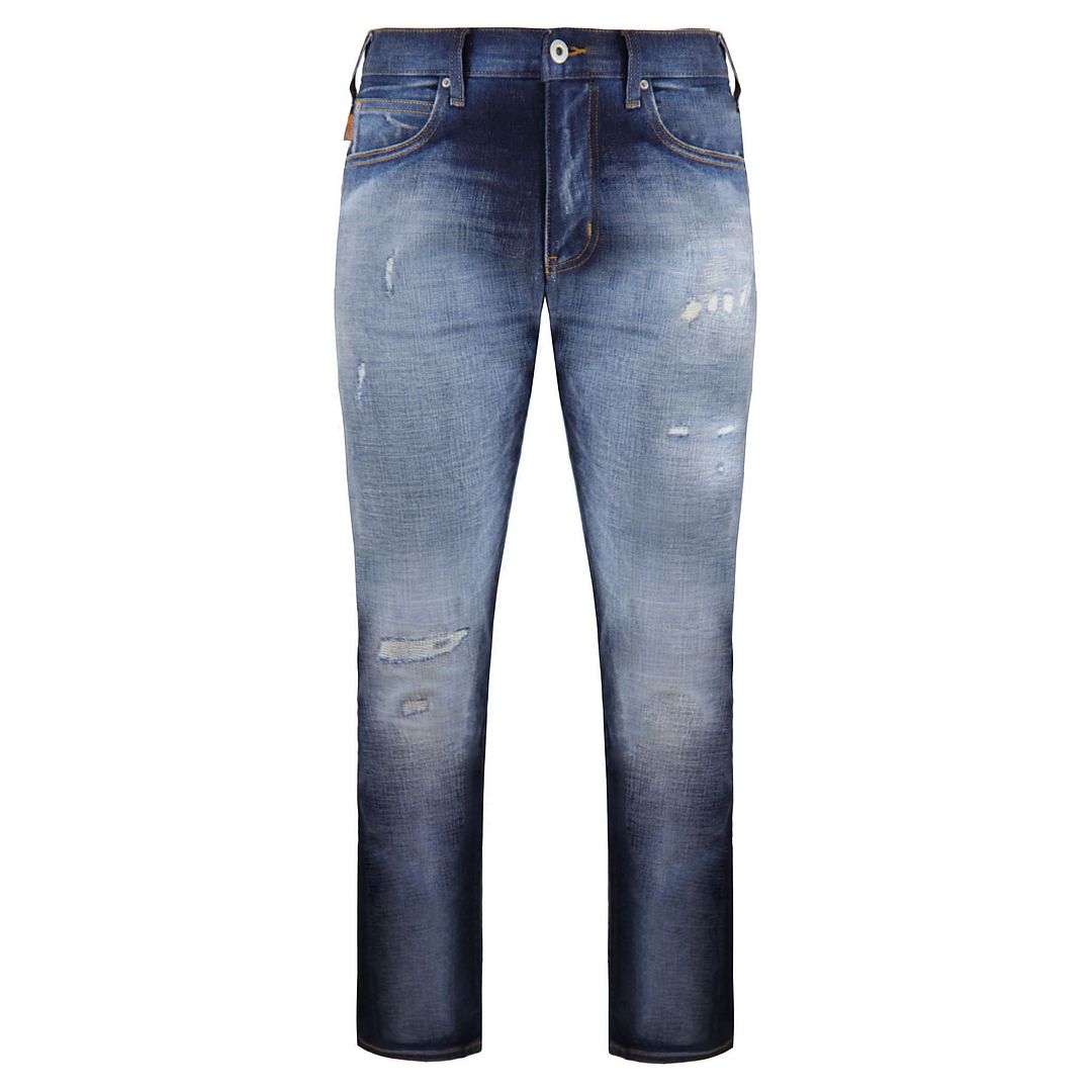 Emporio Armani J11 Regular Fit Mid Rise Mens Jeans