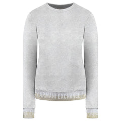 Armani Exchange Womens Light Grey Sweater