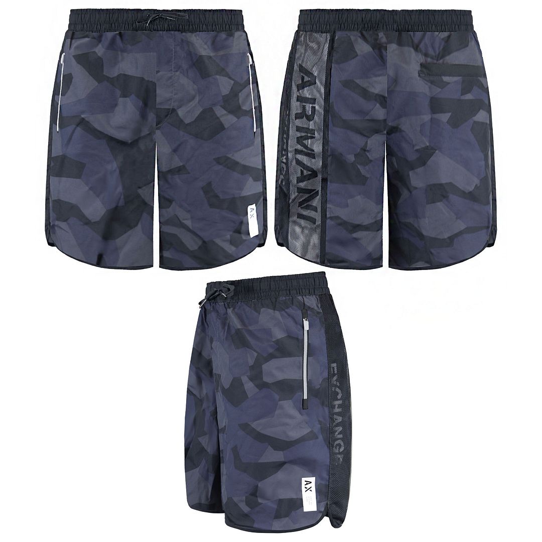 Armani Exchange Camo Mens Shorts