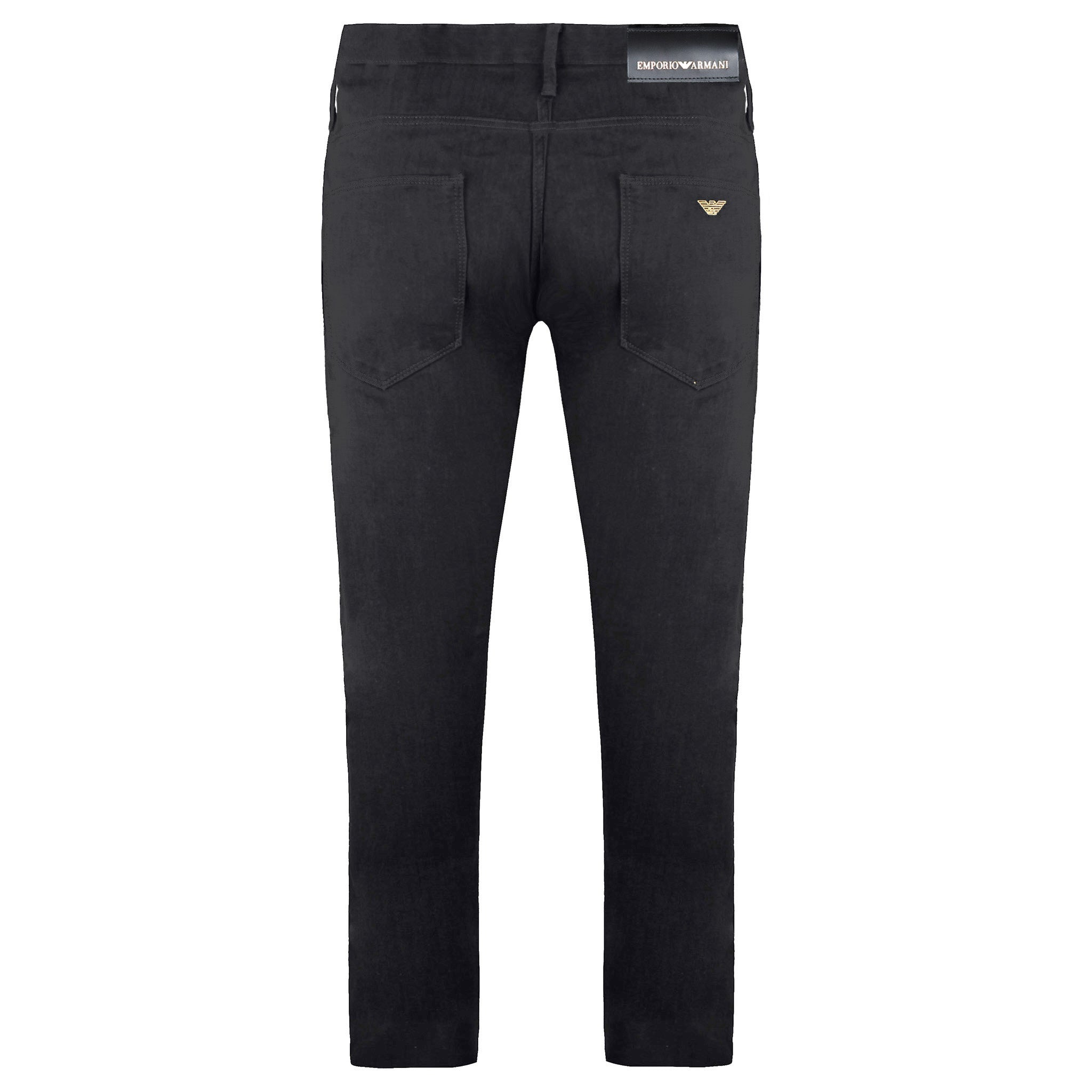 Emporio Armani Gold Series Mens Dark Grey Jeans