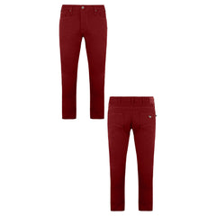 Emporio Armani J15 Regular Fit Mens Red Jeans