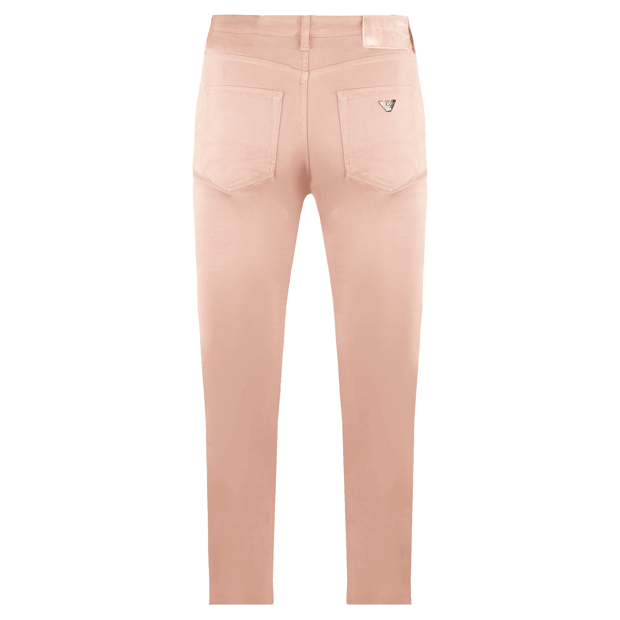 Emporio Armani Slim Fit Womens Light Pink Jeans