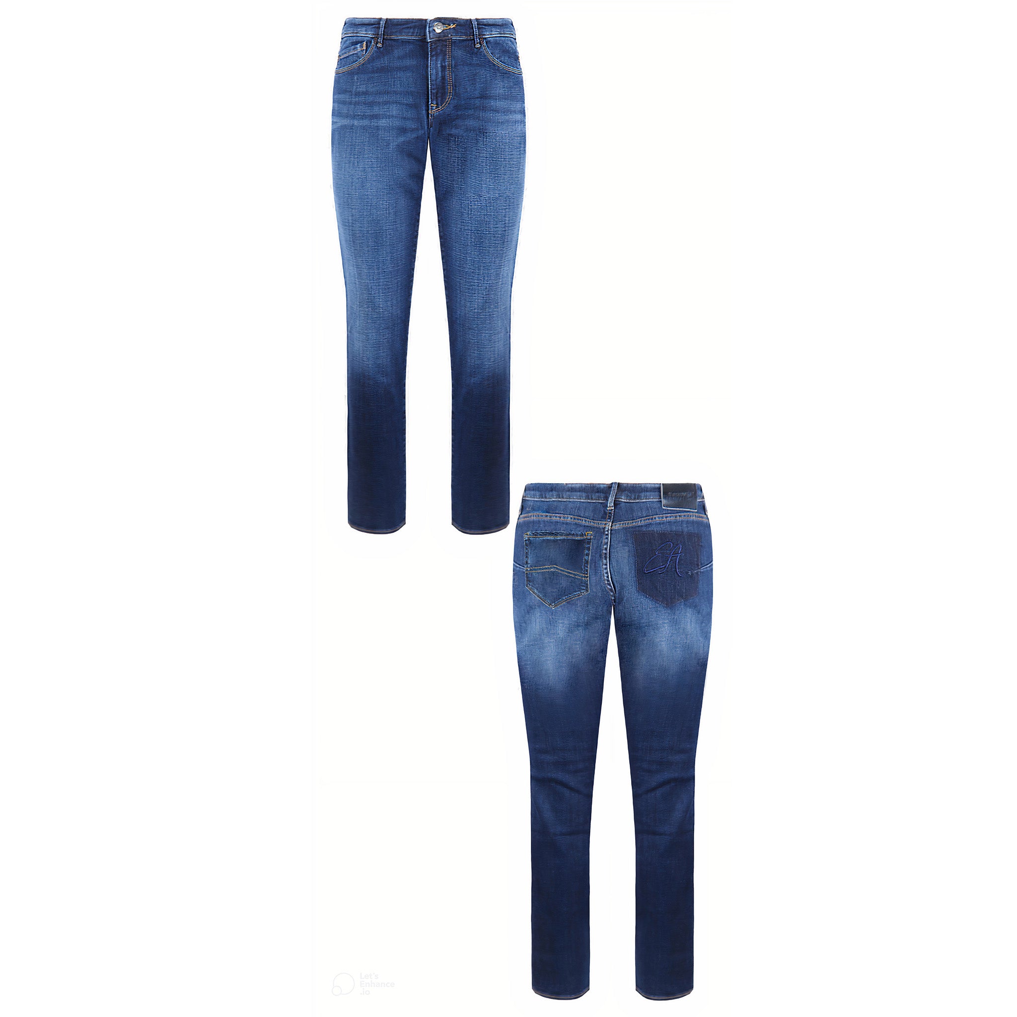 Emporio Armani J23 Push Up Fit Mid Rise Womens Jeans