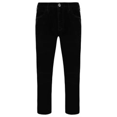 Emporio Armani J85 Regular Fit Womens Velvet Trousers