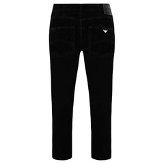 Emporio Armani J85 Regular Fit Womens Velvet Trousers