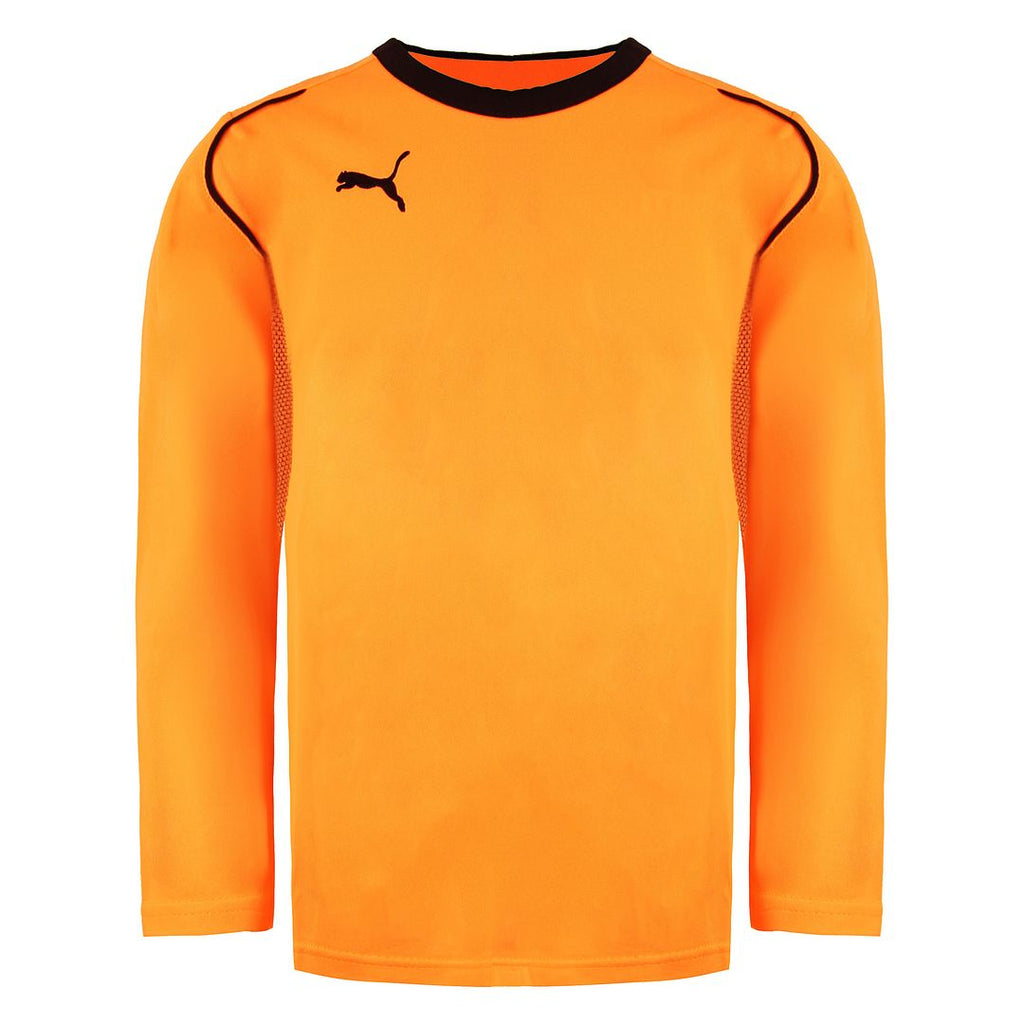 Puma V5.08 Long Sleeve Crew Neck Fluo Orange Mens Football Shirt 700472 08