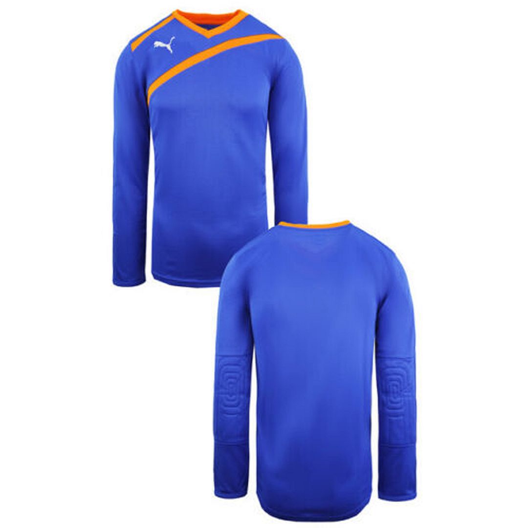 Puma Esito Mens Blue Goalkeeper Football Top