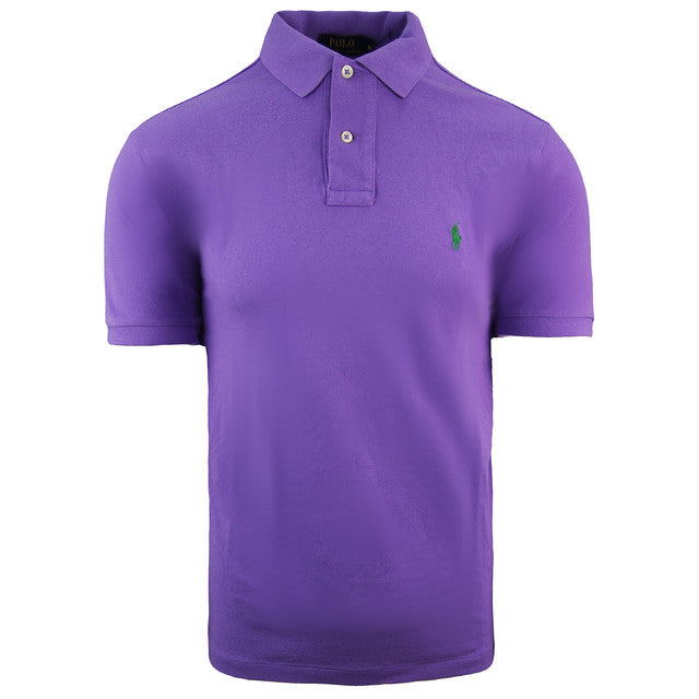 Ralph Lauren Slim Fit Mens Purple Polo Shirt