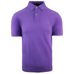Ralph Lauren Slim Fit Mens Purple Polo Shirt