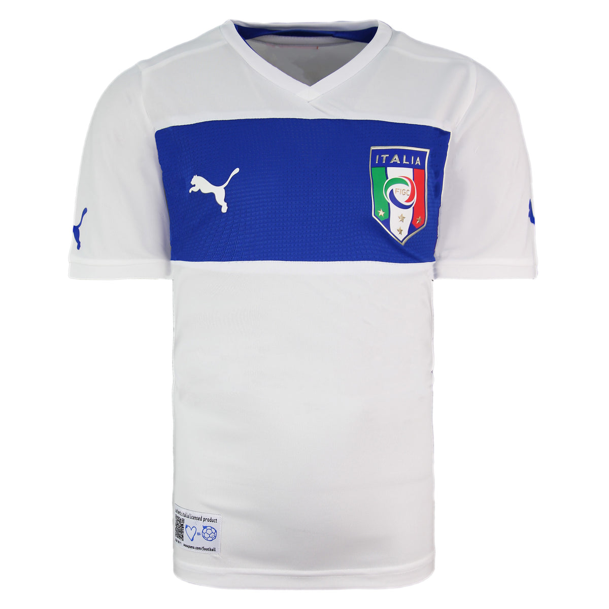 Puma Sport Lifestyle Italia Away Kids White T-Shirt