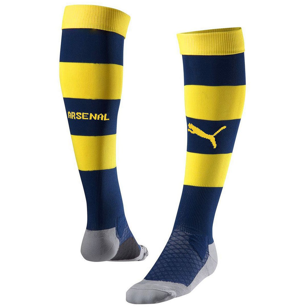 Puma Arsenal AFC 2014/2015 Kids Yellow/Blue Football Socks